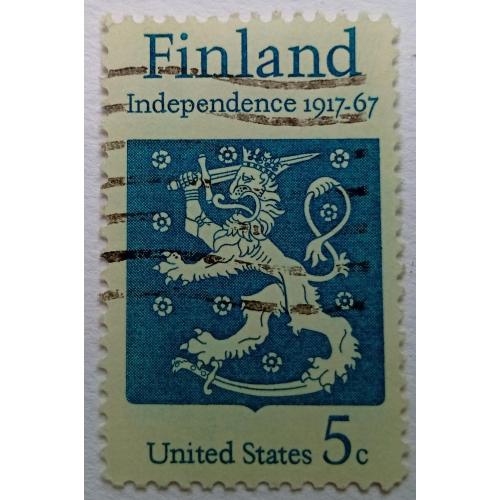 США 1967 Независимость Финляндии, гашеная(I)