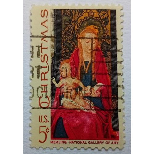 США 1967 Рождество, гашеная