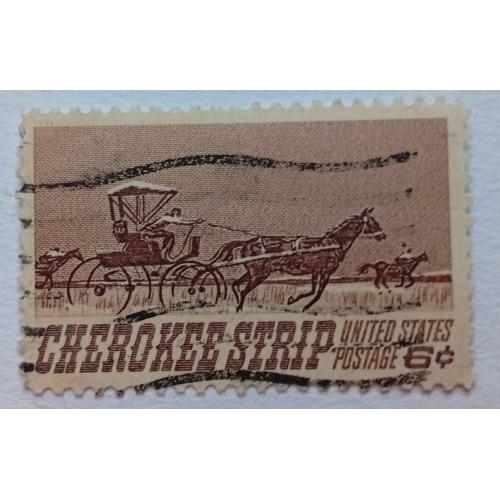 США 1968 Полоса Чероки, гашеная
