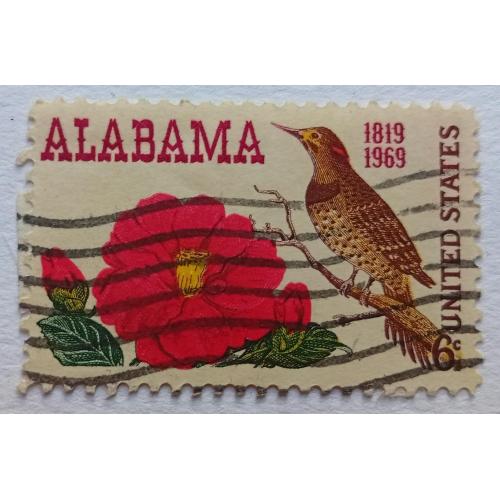 США 1969 Алабама, гашеная