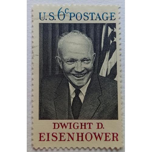 США 1969 Эйзенхауэр, гашеная