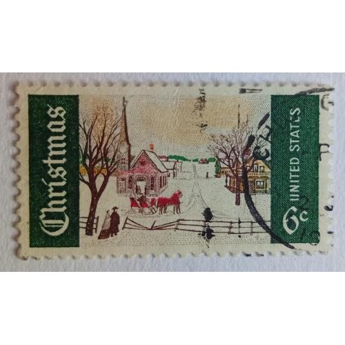 США 1969 Рождество, гашеная