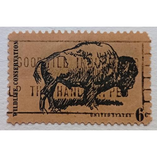 США 1970 Бизон, гашеная