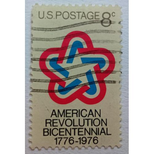 США 1971 Американская революция, гашеная