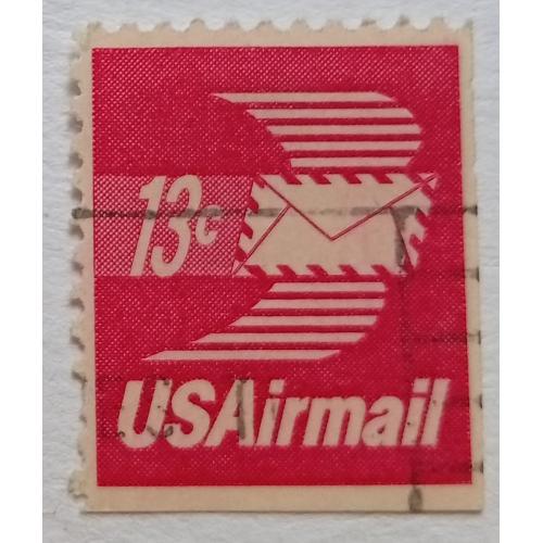 США 1971 Авиапочта, 13с, гашеная(I)