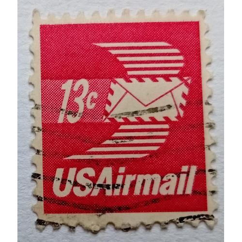 США 1971 Авиапочта, 13с, гашеная