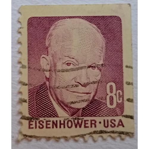 США 1971 Эйзенхауэр, гашеная