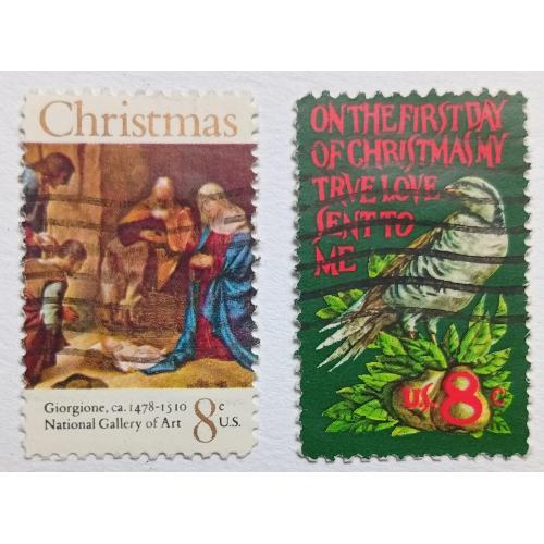 США 1971 Рождество, гашеные
