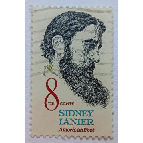 США 1972 Сидней Ланье, гашеная