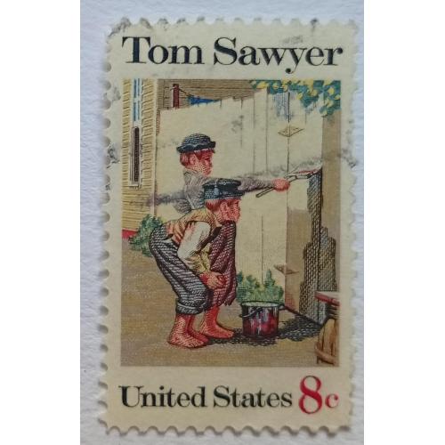 США 1972 Том Сойер, гашеная
