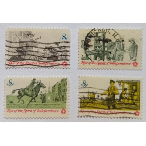 США 1973 Дух независимости, гашеные