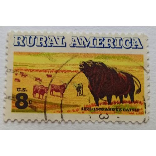 США 1973 Рогатый скот, гашеная