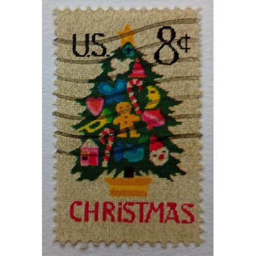 США 1973 Рождество, гашеная(I)