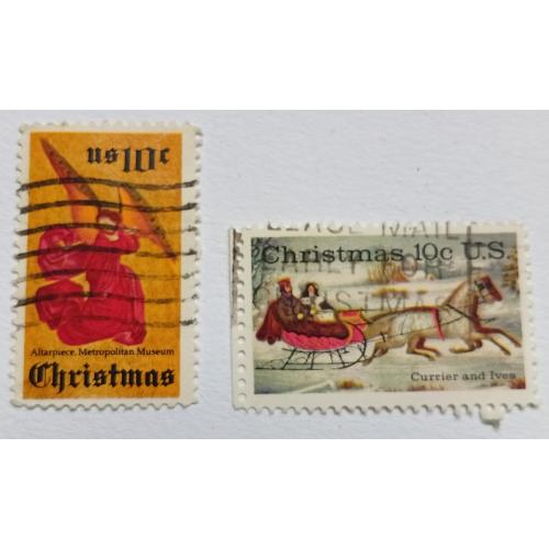 США 1974 Рождество, гашеные
