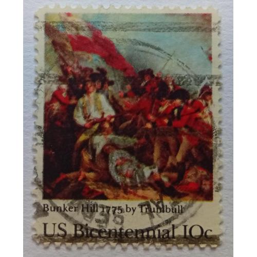 США 1975 Битва за Бункер-хилл, гашеные