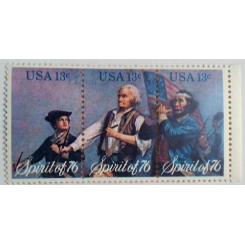 США 1976 Дух 76-х, сцепка, MNH