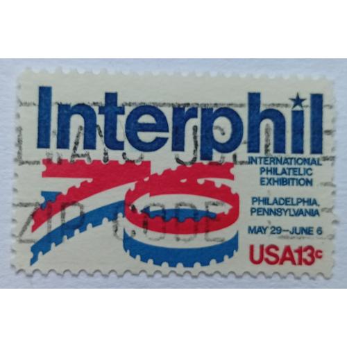 США 1976 Филателистическая выставка, гашеная