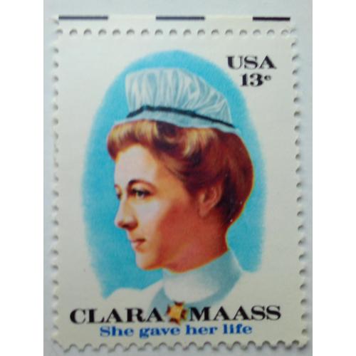 США 1976 Клара Маасс, MNH