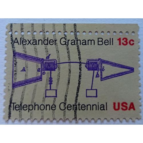 США 1976 Телефон, гашеная