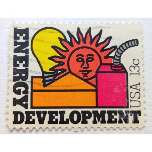 США 1977 Развитие энергетики, гашеная