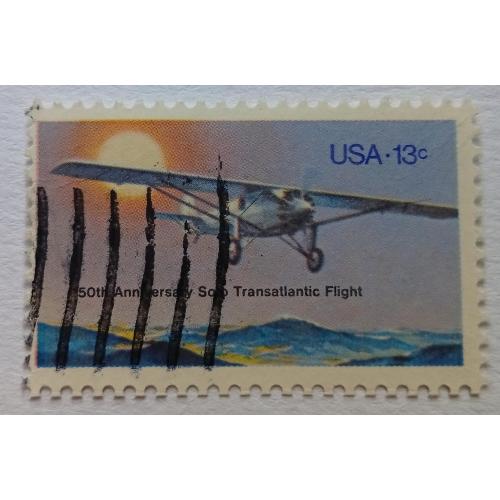 США 1977 Самолет, гашеная