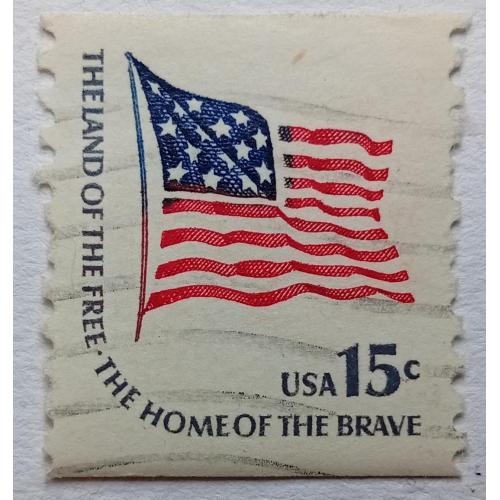 США 1978 Национальный флаг, гашеная(I)
