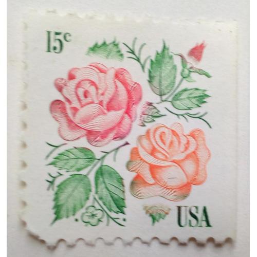 США 1978 Розы, чистая