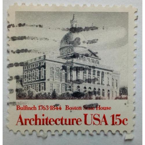 США 1979 Американская архитектура, 15с., гашеная