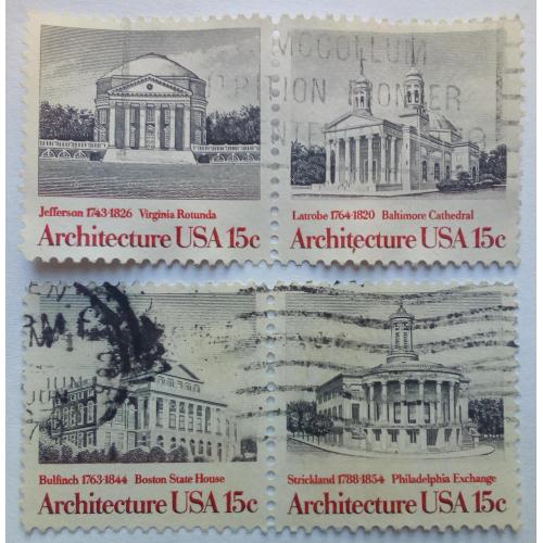 США 1979 Американская архитектура, гашеная