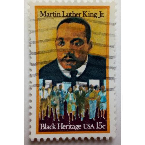 США 1979 Мартин Лютер Кинг, гашеная(I)