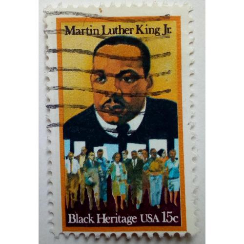 США 1979 Мартин Лютер Кинг, гашеная(II)