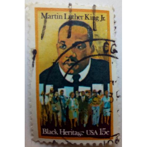 США 1979 Мартин Лютер Кинг, гашеная