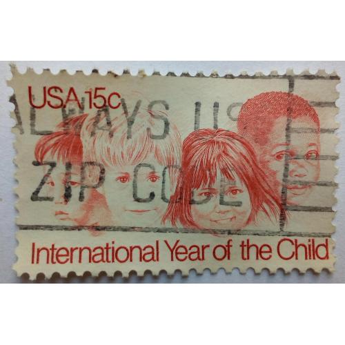 США 1979 Международный год ребенка, гашеная