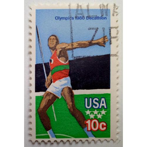 США 1979 Олимпийские игры, Москва 1980, 10с., гашеная(II)