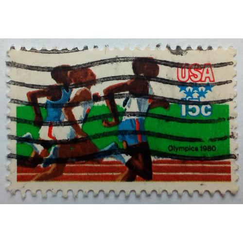 США 1979 Олимпийские игры, Москва, бегуны, гашеная