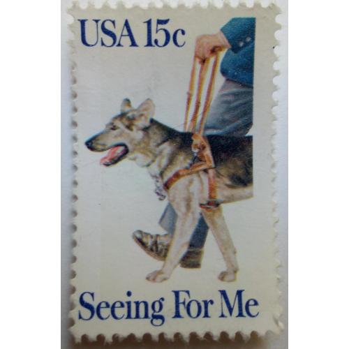 США 1979 Собаки-поводыри, чистая