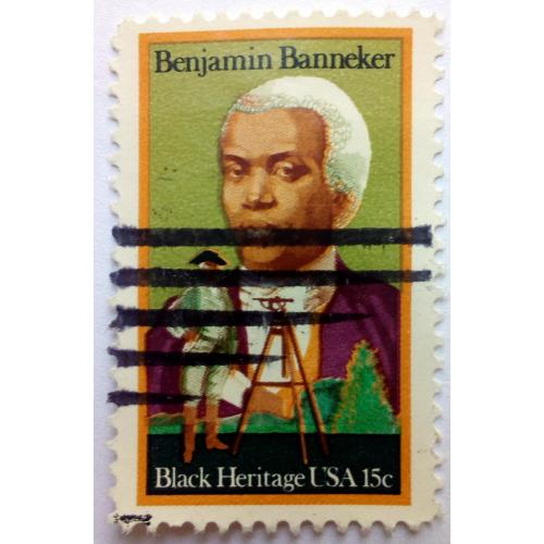 США 1980 Бенджамин Баннекер, гашеная(I)