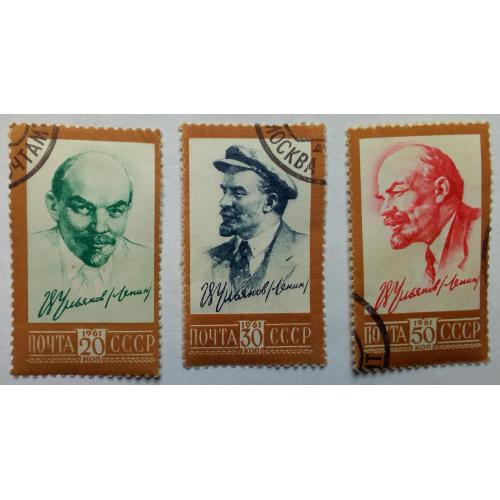СССР 1961 Ленин, стандартный выпуск, гашеные(I)