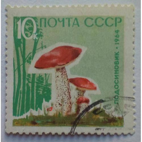 СССР 1964 Грибы, подосиновик, гашеная