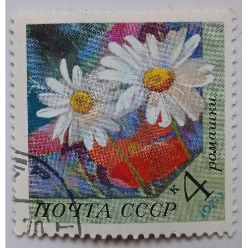 СССР 1970 Цветы, ромашки, гашеная(I)