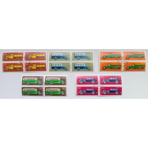 СССР 1974 Автомобили, транспорт, квартблоки, гашеные