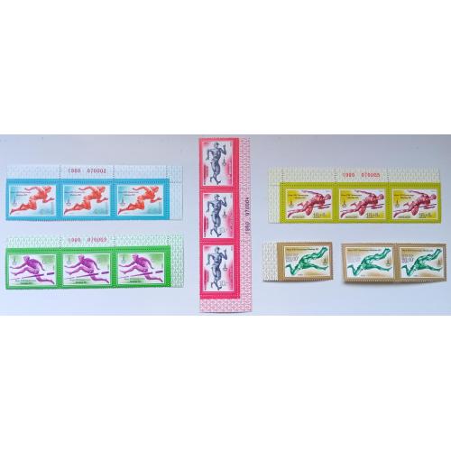 СССР 1980 XXII Олимпийские игры, Москва, сцепки, MNH 