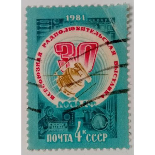 СССР 1981 Всесоюзная радиолюбительская выставка, гашеная