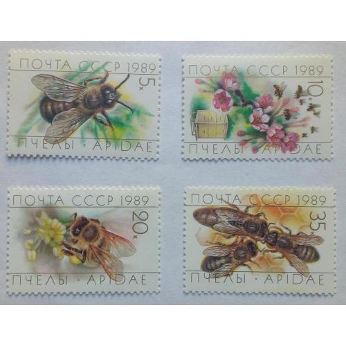 СССР 1989 Пчелы, фауна, MNH