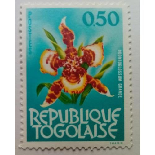 Того 1964 Орхидея, флора, 0,50, MLH