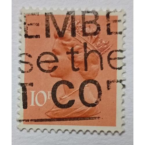 Великобритания 1976 Королева Елизавета II, 10P, гашеная