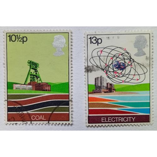Великобритания 1978 Энергетические ресурсы, 2 марки, гашеные
