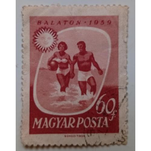 Венгрия 1959 Озеро Балатон, 60F, гашеная