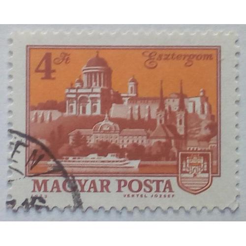 Венгрия 1973 Города, видовые, 4Ft, гашеная