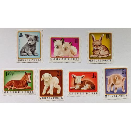 Венгрия 1974 Домашние животные, MNH